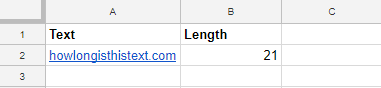 Len Formula Example