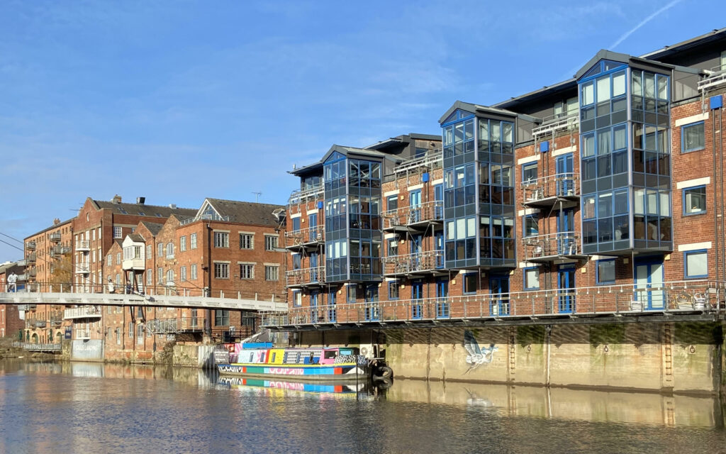 46 The Calls next to the river Aire