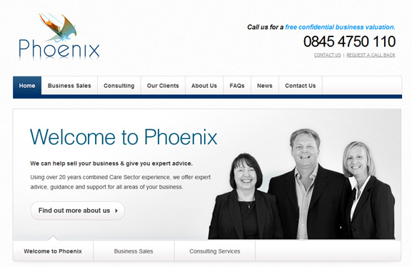 Business Web Design for Phoenix Consulting