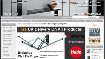 seo traffic bins for kitchens
