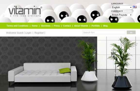 Ecommerce Web Design for Vitamin