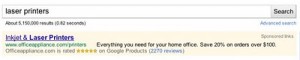 Seller Ratings- Google AdWords